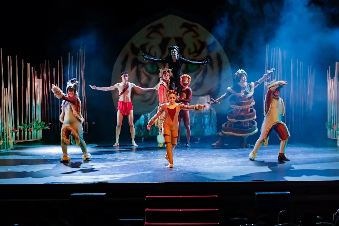 Cartel de El libro de la selva, el Musical. La aventura de Mowgli