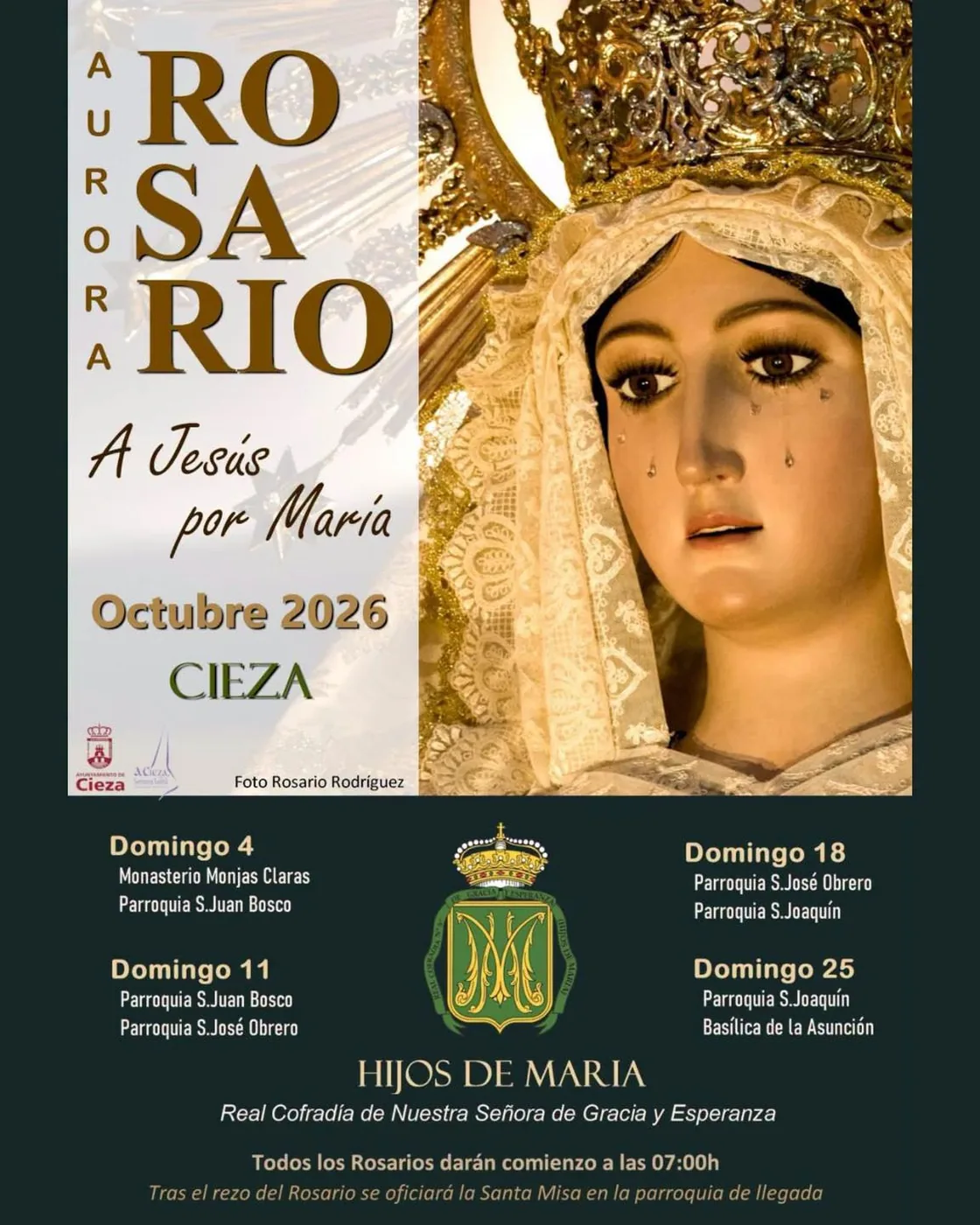 Cartel de Rosario de la Aurora