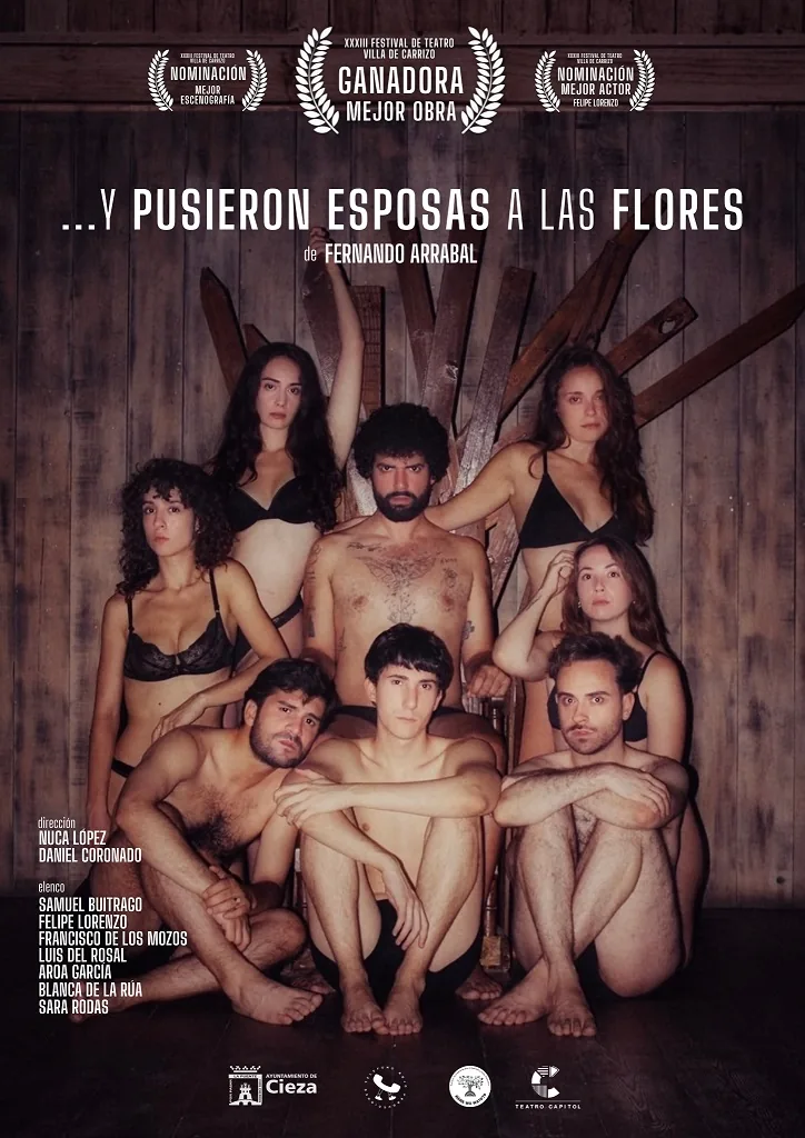 Cartel de ...y pusieron esposas a las flores